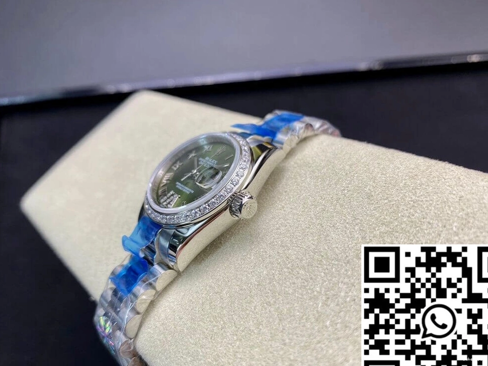 28MM Green Dial Factory Diamond-set Datejust BP Rolex 1119